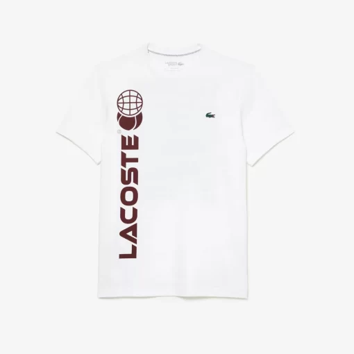 Lacoste Tennis> Tennis X Daniil Medvedev T-Shirt In Regular Fit Weis 001