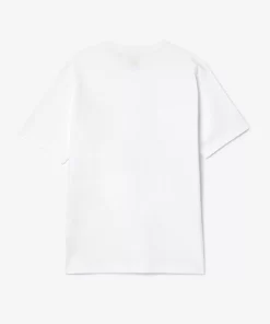 Lacoste T-Shirts> X Le Fleur Jersey T-Shirt Weis 001