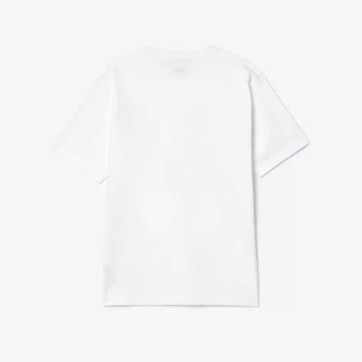 Lacoste T-Shirts> X Le Fleur Jersey T-Shirt Weis 001