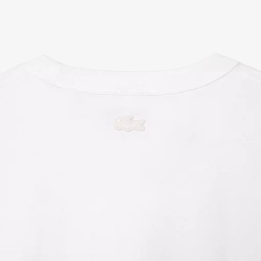 Lacoste T-Shirts> X Le Fleur Jersey T-Shirt Weis 001