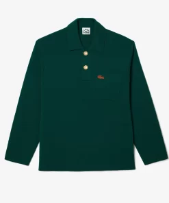 Lacoste Pullover> X Le Fleur Langarmeliges Poloshirt Grun 3M2