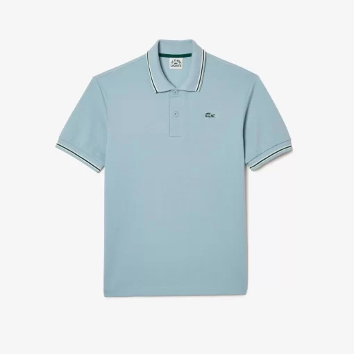 Lacoste Poloshirts> X Le Fleur Poloshirt Aus Robustem Pique Grau 5Qy