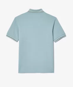 Lacoste Poloshirts> X Le Fleur Poloshirt Aus Robustem Pique Grau 5Qy