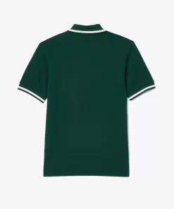 Lacoste Poloshirts> X Le Fleur Poloshirt Aus Robustem Pique Grun 3M2