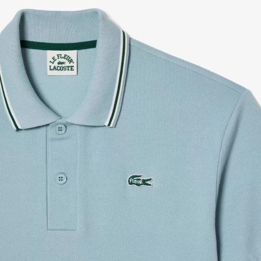 Lacoste Poloshirts> X Le Fleur Poloshirt Aus Robustem Pique Grau 5Qy