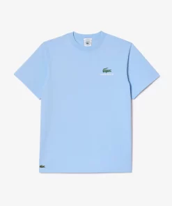 Lacoste T-Shirts> X Sporty & Rich Extraweites T-Shirt Pastellblau Hbp