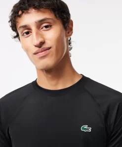 Lacoste Fitnessstudio & Training>Langarmeliges Sport T-Shirt Aus Stretch-Jersey Schwarz 031