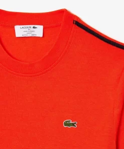 Lacoste T-Shirts>Langarmeliges T-Shirt, In Frankreich Hergestellt Orange Sji