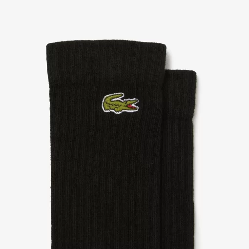 Lacoste Sportbekleidung>Lange Herren Sport Socken Im 3Er-Pack Schwarz 8Vm