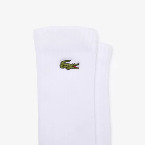 Lacoste Sportbekleidung>Lange Herren Sport Socken Im 3Er-Pack Weis Z92