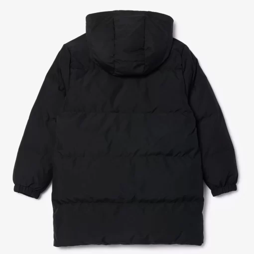 Lacoste Mädchenkleidung>Lange Recycelte Puffer-Jacke Schwarz 031