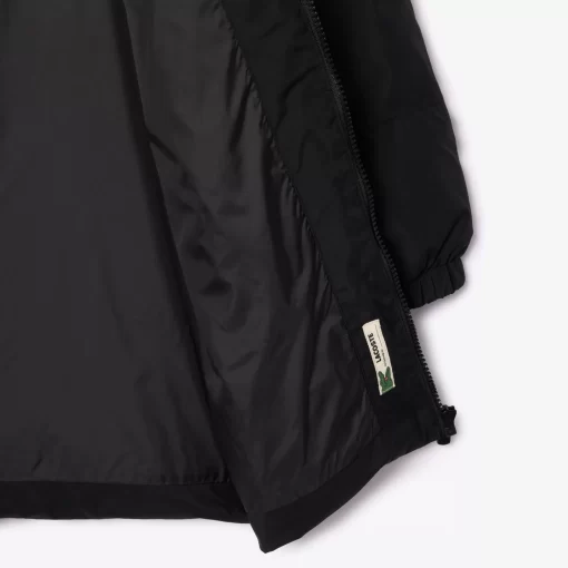 Lacoste Mädchenkleidung>Lange Recycelte Puffer-Jacke Schwarz 031