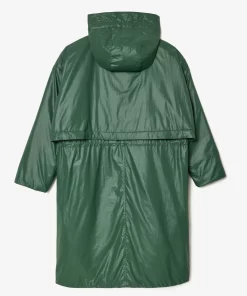 Lacoste Jacken & Mäntel>Langer, Wasserfester Parka Mit Kapuze Dunkelgrun Smi