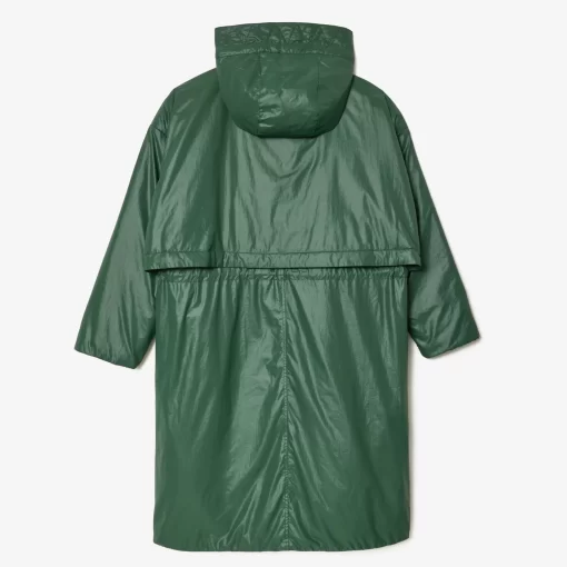 Lacoste Jacken & Mäntel>Langer, Wasserfester Parka Mit Kapuze Dunkelgrun Smi