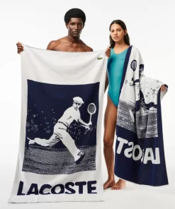 Lacoste Heimtextilien>Le Revers Strandtuch Beige Bei