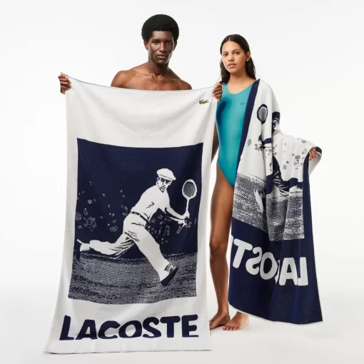 Lacoste Heimtextilien>Le Revers Strandtuch Beige Bei