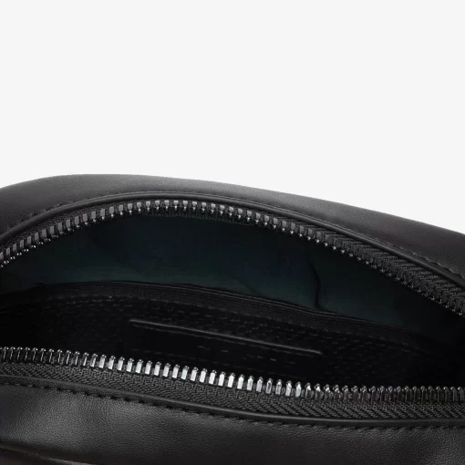 Lacoste Umhangetaschen & Gürteltaschen>Leder-Beutel Mit Monogramm-Aufdruck Black 000