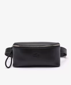 Lacoste Geldbörsen & Kleinlederwaren>Leder-Handtasche Im Banana-Style Black 000