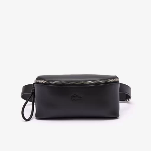 Lacoste Geldbörsen & Kleinlederwaren>Leder-Handtasche Im Banana-Style Black 000