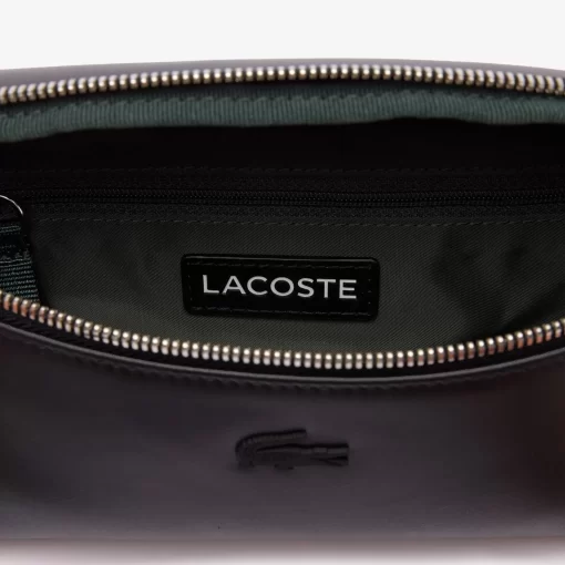 Lacoste Geldbörsen & Kleinlederwaren>Leder-Handtasche Im Banana-Style Black 000