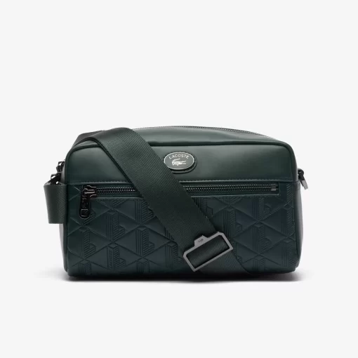 Lacoste Umhangetaschen & Gürteltaschen>Ledertasche Mit Monogramm-Aufdruck Sinople B43