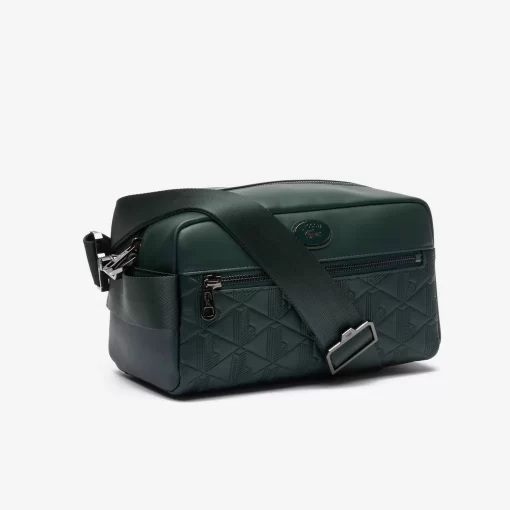 Lacoste Umhangetaschen & Gürteltaschen>Ledertasche Mit Monogramm-Aufdruck Sinople B43