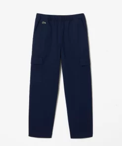 Lacoste Jungenkleidung>Leichte Cargohosen Aus Gabardine Navy Blau 166