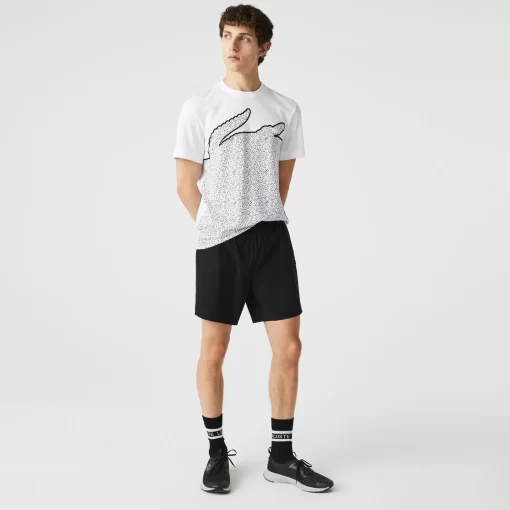 Lacoste Badebekleidung>Leichte Herren-Badehosen Schwarz 031