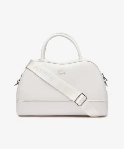 Lacoste Taschen>Lora Ledertasche Gros Bright White 001