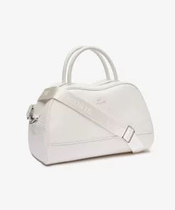 Lacoste Taschen>Lora Ledertasche Gros Bright White 001