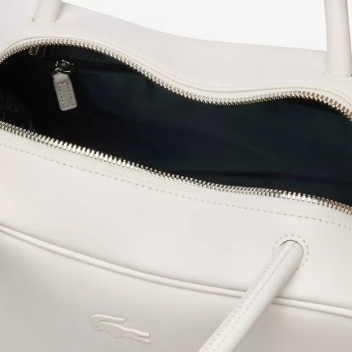 Lacoste Taschen>Lora Ledertasche Gros Bright White 001