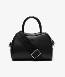 Lacoste Taschen>Lora Leder-Tasche Klein Black 000