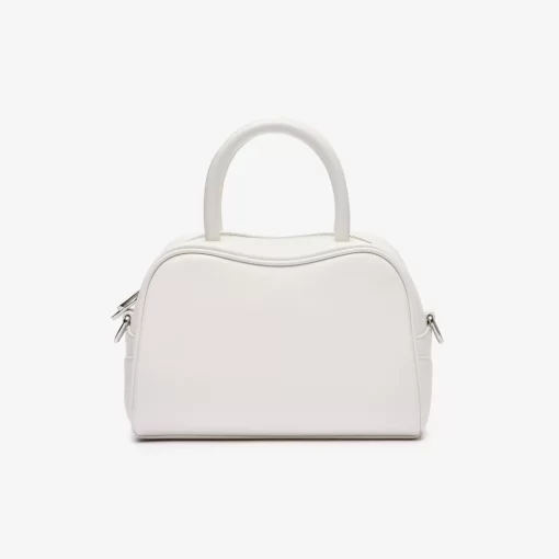 Lacoste Taschen>Lora Leder-Tasche Klein Bright White 001