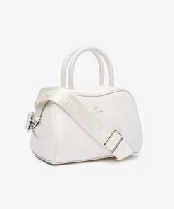 Lacoste Taschen>Lora Leder-Tasche Klein Bright White 001