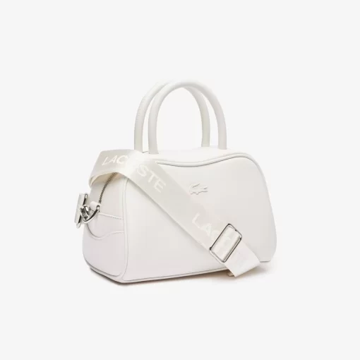 Lacoste Taschen>Lora Leder-Tasche Klein Bright White 001