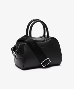 Lacoste Taschen>Lora Leder-Tasche Klein Black 000