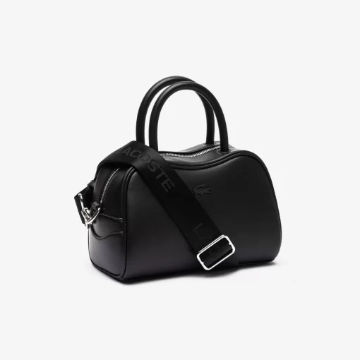 Lacoste Taschen>Lora Leder-Tasche Klein Black 000