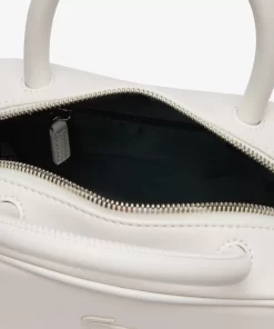 Lacoste Taschen>Lora Leder-Tasche Klein Bright White 001