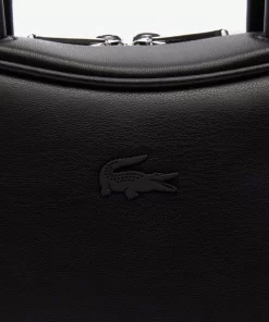 Lacoste Taschen>Lora Leder-Tasche Klein Black 000