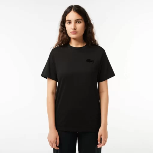 Lacoste Unterwäsche & Loungewear>Lounge T-Shirt Schwarz C31