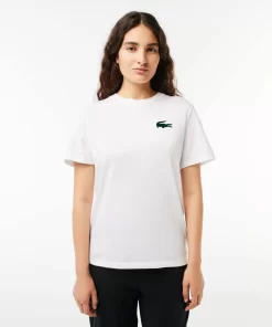 Lacoste Unterwäsche & Loungewear>Lounge T-Shirt Weis / Grun 737