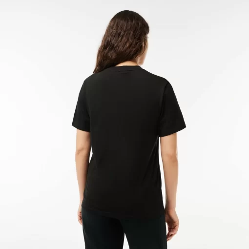 Lacoste Unterwäsche & Loungewear>Lounge T-Shirt Schwarz C31