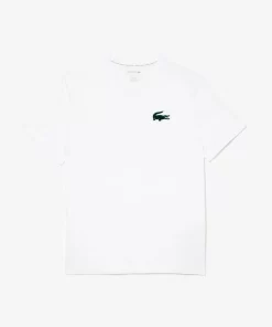 Lacoste Unterwäsche & Loungewear>Lounge T-Shirt Weis / Grun 737