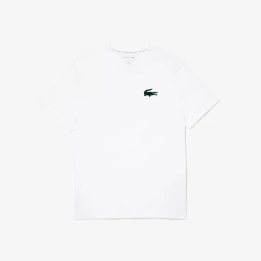 Lacoste Unterwäsche & Loungewear>Lounge T-Shirt Weis / Grun 737