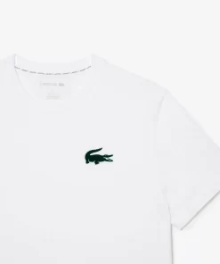 Lacoste Unterwäsche & Loungewear>Lounge T-Shirt Weis / Grun 737