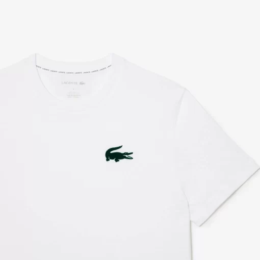 Lacoste Unterwäsche & Loungewear>Lounge T-Shirt Weis / Grun 737