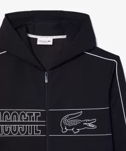 Lacoste Unterwäsche & Loungewear>Lounge-Hoodie Mit Logo Navy Blau / Weis El5