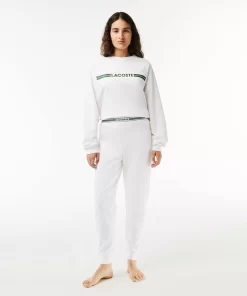 Lacoste Unterwäsche & Loungewear>Lounge-Jogginghosen Weis 001