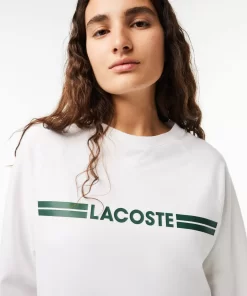 Lacoste Unterwäsche & Loungewear>Lounge-Sweatshirt Weis / Grun 737