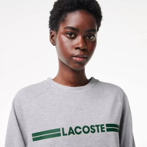 Lacoste Unterwäsche & Loungewear>Lounge-Sweatshirt Heidekraut Grau / Grun Y9K